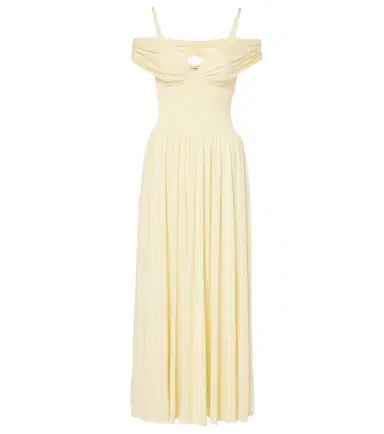 Simkhai Amarantha draped jersey maxi dress | Thumbnail 1