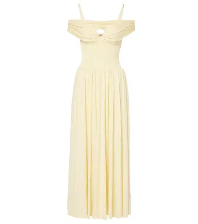 Simkhai Amarantha draped jersey maxi dress