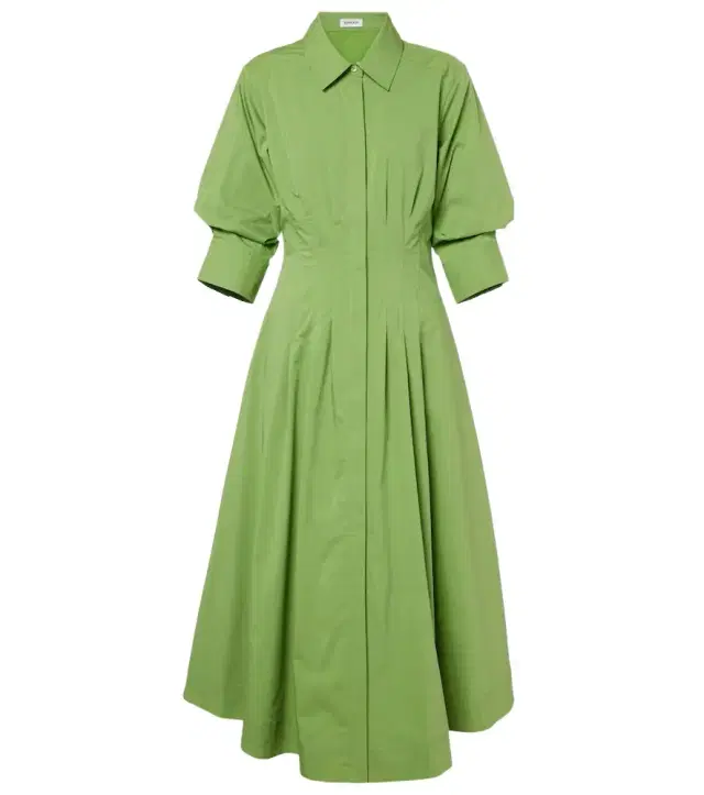 Simkhai Jazz cotton-blend poplin midi dress