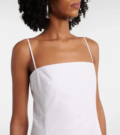 Simkhai Bella floral-appliqué cotton midi dress | Thumbnail 2