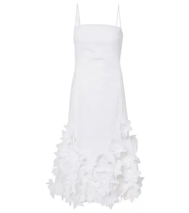 Simkhai Bella floral-appliqué cotton midi dress | Thumbnail 1