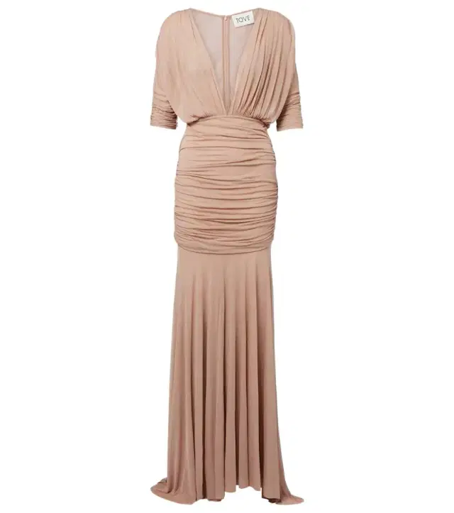Tove Devi semi-sheer maxi dress