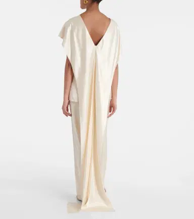 Tove Sara caped satin top | Thumbnail 5