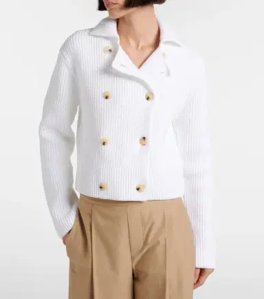 Vince Double-breasted cotton-blend jacket | Thumbnail 2 Vince Double-breasted cotton-blend jacket | Thumbnail 2