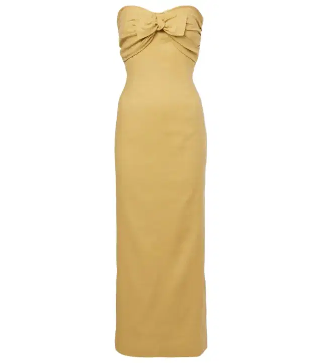 Tove Rahel linen and cotton-blend maxi dress