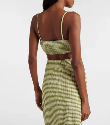 Vince Gingham bra top | Thumbnail 3