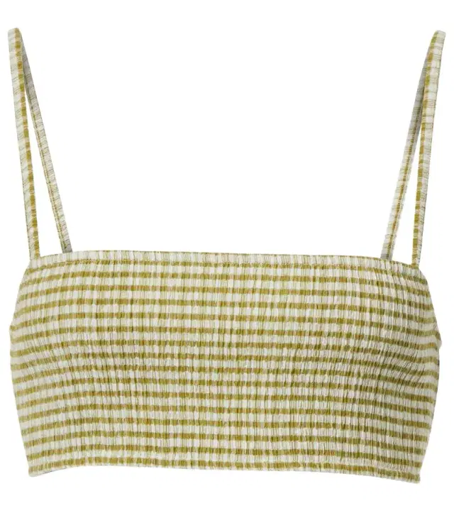 Vince Gingham bra top