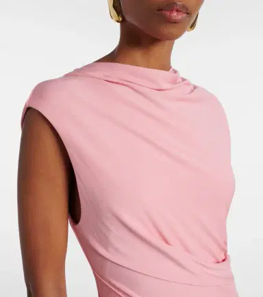 Simkhai Acacia ruched jersey maxi dress | Thumbnail 4