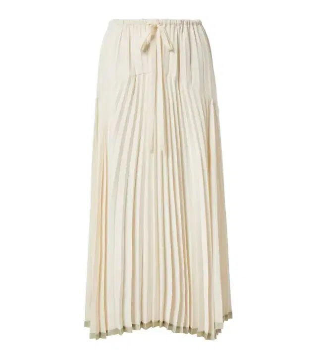 Vince Plissé tiered midi skirt