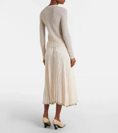 Vince Ribbed-knit cashmere and silk Henley shirt | Thumbnail 5