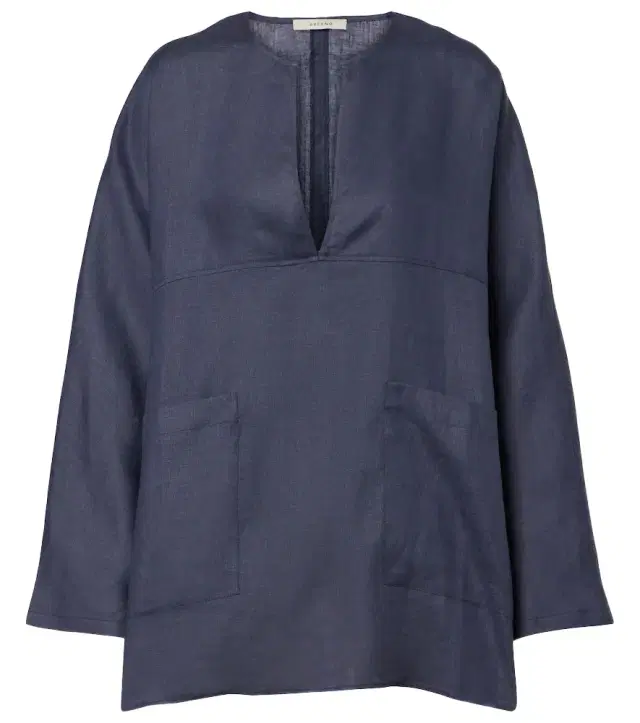 Asceno Oversized linen top