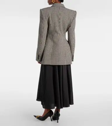 Balenciaga Houndstooth wool blazer | Thumbnail 3 Balenciaga Houndstooth wool blazer | Thumbnail 3