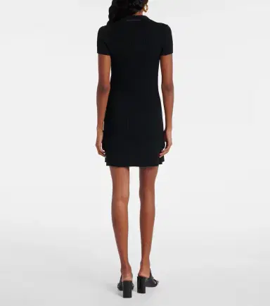 Balenciaga Wool-blend polo dress | Thumbnail 5