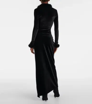 Balenciaga Jersey wrap skirt | Thumbnail 2