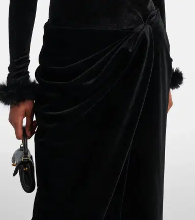 Balenciaga Jersey wrap skirt | Thumbnail 4