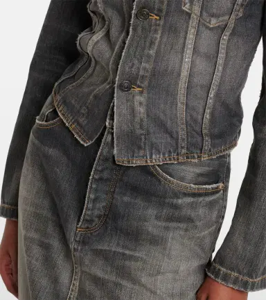 Balenciaga Lace-up denim jacket | Thumbnail 5 Balenciaga Lace-up denim jacket | Thumbnail 5
