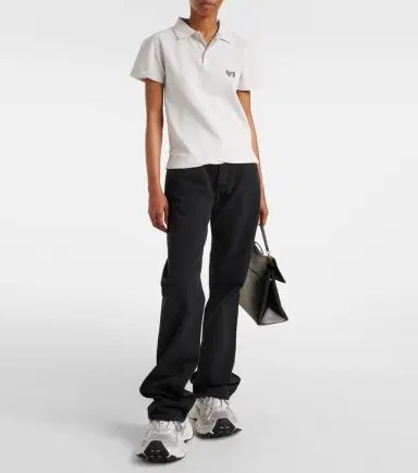 Balenciaga Laurel cotton piqué polo shirt | Thumbnail 6 Balenciaga Laurel cotton piqué polo shirt | Thumbnail 6