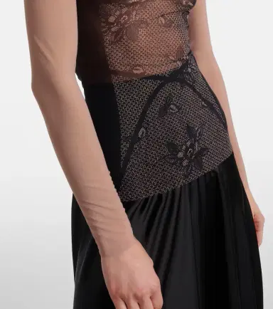 Balenciaga Trompe L'ail lace top | Thumbnail 2