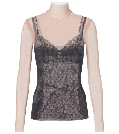 Balenciaga Trompe L'ail lace top | Thumbnail 1
