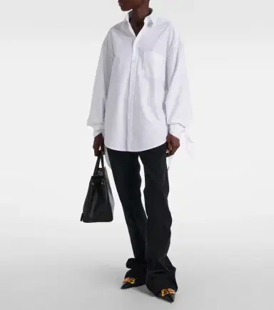 Balenciaga Cotton poplin shirt | Thumbnail 3