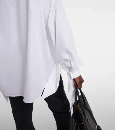 Balenciaga Cotton poplin shirt | Thumbnail 4