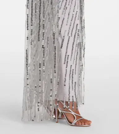 Jenny Packham Gold Rush sequined cocktail dress | Thumbnail 6
