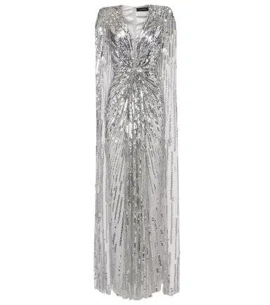 Jenny Packham Gold Rush sequined cocktail dress | Thumbnail 1