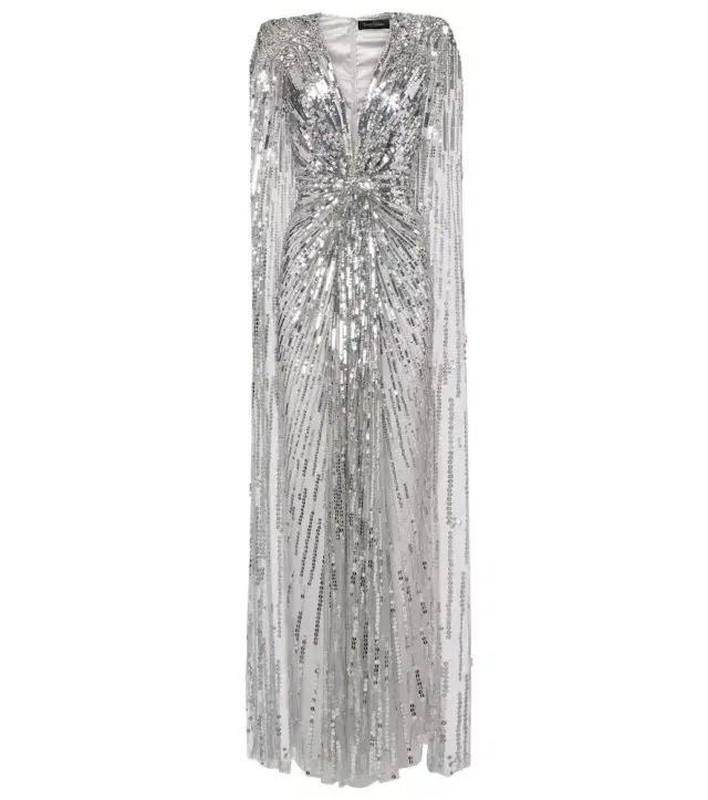 Jenny Packham Gold Rush sequined cocktail dress