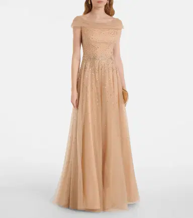 Jenny Packham Shayla embellished tulle gown | Thumbnail 2 Jenny Packham Shayla embellished tulle gown | Thumbnail 2