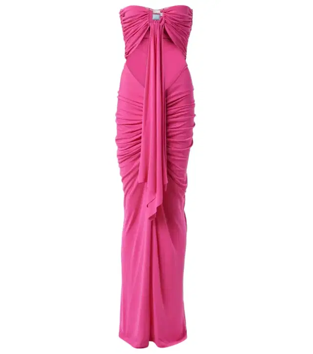 Christopher Esber Cutout embellished jersey gown