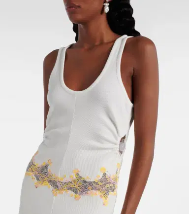Christopher Esber Crystal Orbit lace-trimmed maxi dress | Thumbnail 2