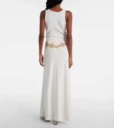 Christopher Esber Crystal Orbit lace-trimmed maxi dress | Thumbnail 4