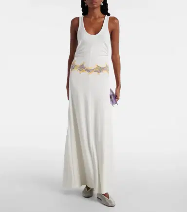 Christopher Esber Crystal Orbit lace-trimmed maxi dress | Thumbnail 5