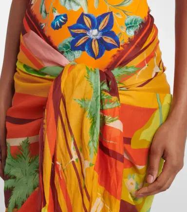 Alemais Alémais Palm Island cotton beach cover-up | Thumbnail 3