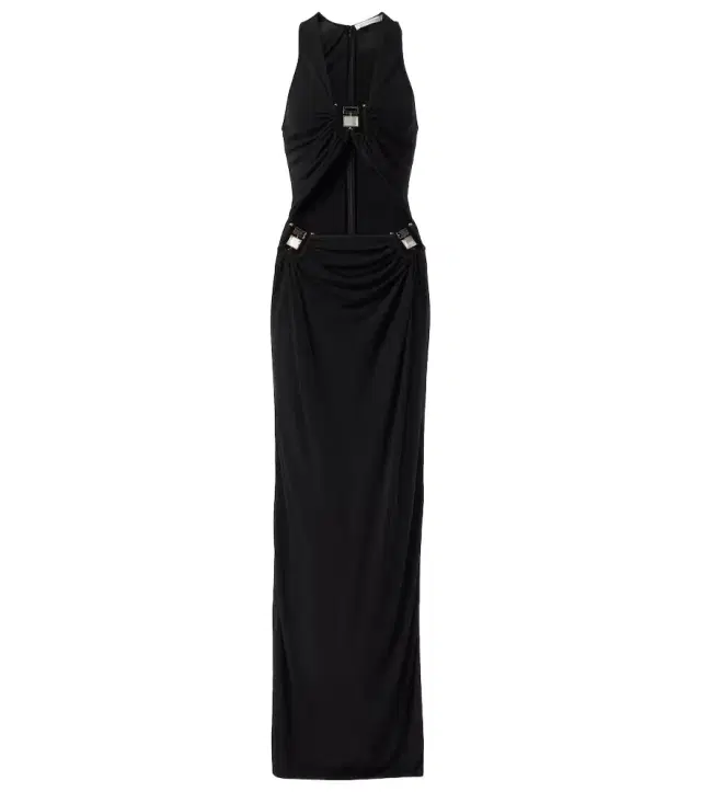 Christopher Esber Duo Bezel Quartz jersey maxi dress