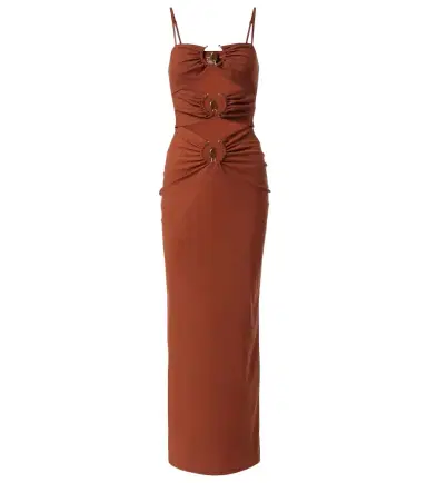 Christopher Esber Pierced Orbit cutout jersey maxi dress | Thumbnail 1