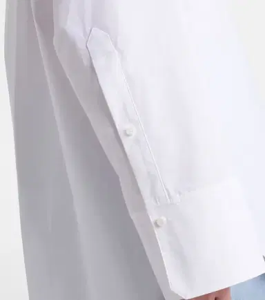 Dorothee Schumacher Floral-appliqué cotton-blend poplin shirt | Thumbnail 5