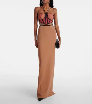 Nensi Dojaka Leila bustier gown | Thumbnail 2
