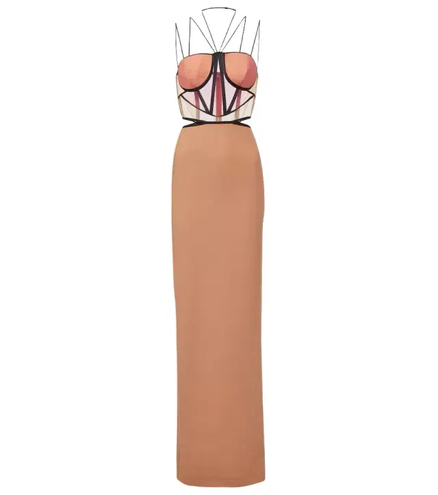 Nensi Dojaka Leila bustier gown