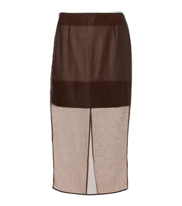 Jacques Wei Chiffon midi skirt