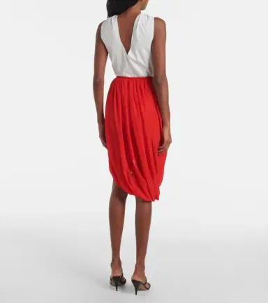 Jacques Wei Chiffon midi skirt | Thumbnail 3