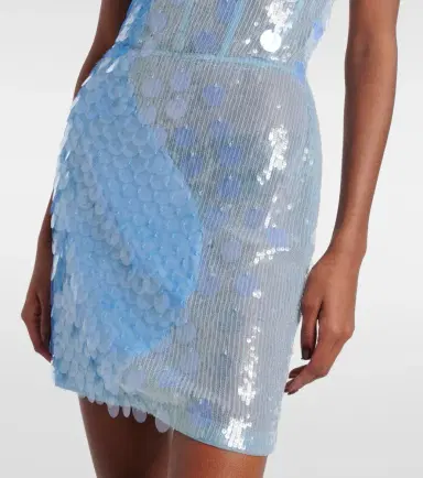 Nensi Dojaka Sequined minidress | Thumbnail 4 Nensi Dojaka Sequined minidress | Thumbnail 4