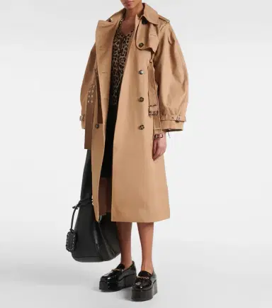 Ganni Cotton trench coat | Thumbnail 4