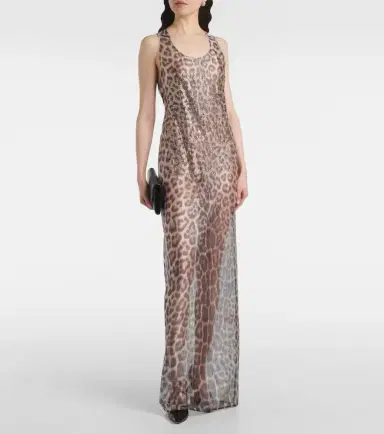 Jacques Wei Crystal-embellished tulle maxi dress | Thumbnail 2