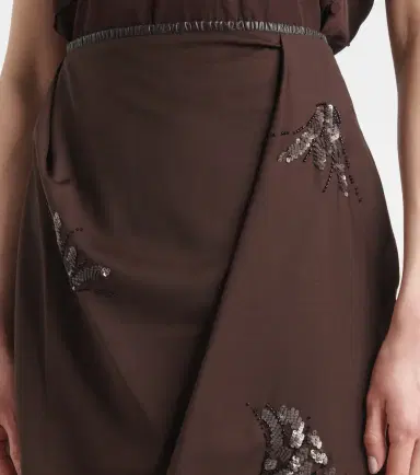 Jacques Wei Embellished midi skirt | Thumbnail 2