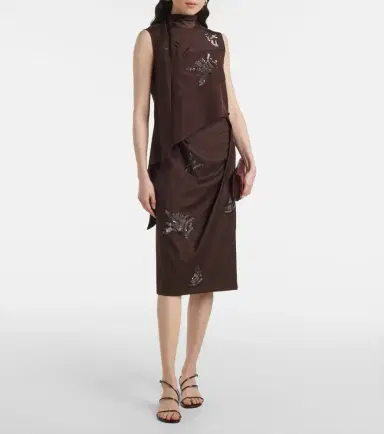 Jacques Wei Embellished midi skirt | Thumbnail 5