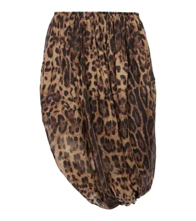 Jacques Wei Leopard-print chiffon midi skirt | Thumbnail 1