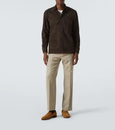 Thom Sweeney Suede field jacket | Thumbnail 3 Thom Sweeney Suede field jacket | Thumbnail 3