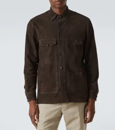 Thom Sweeney Suede field jacket | Thumbnail 4 Thom Sweeney Suede field jacket | Thumbnail 4