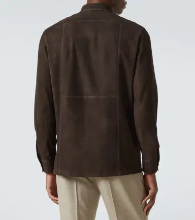 Thom Sweeney Suede field jacket | Thumbnail 5 Thom Sweeney Suede field jacket | Thumbnail 5